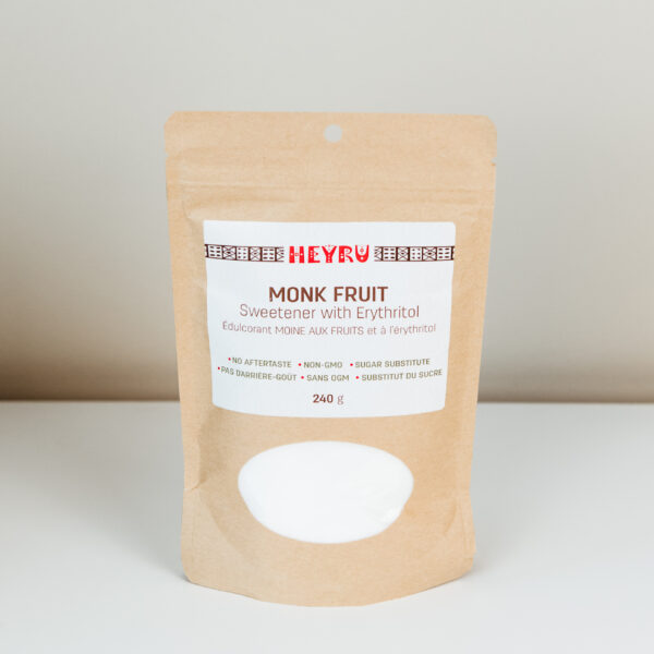 Monk Fruit Sweetener With Erythritol 240g